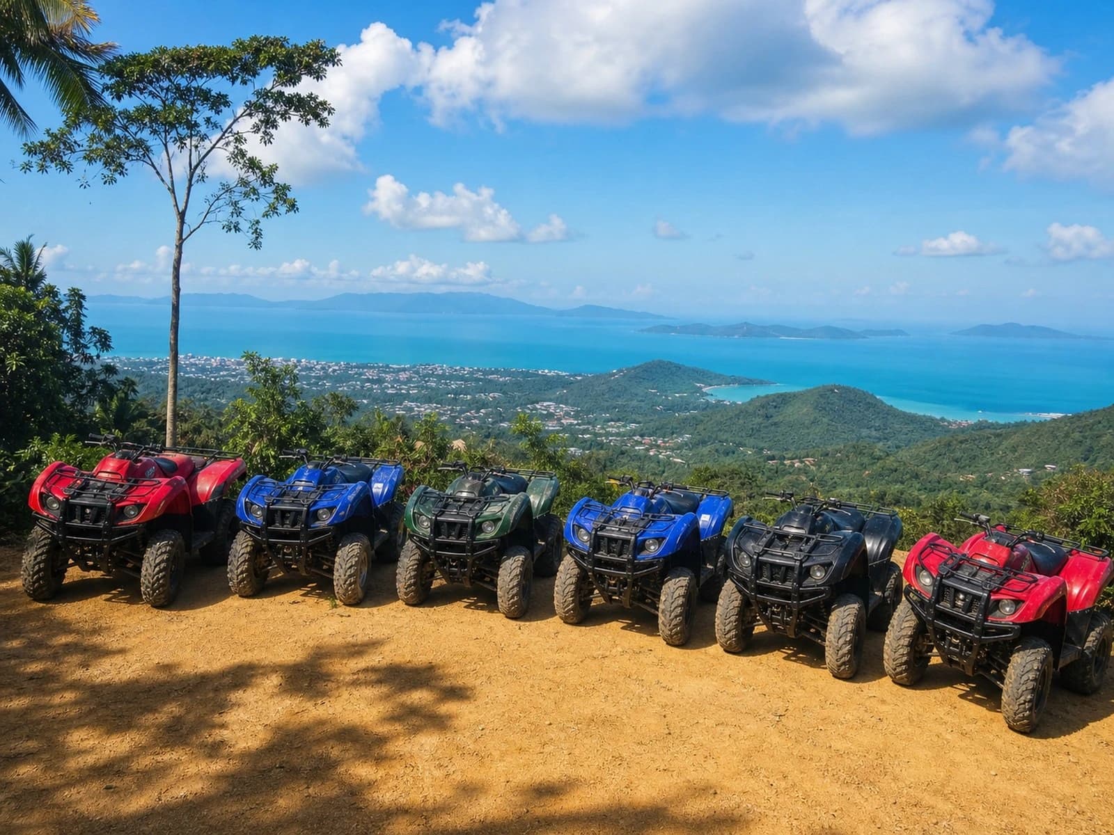 Samui Quad Motor ATV tour — atv fleet ocean viewpoint