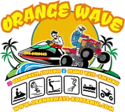Orange Wave ATV Safari logo